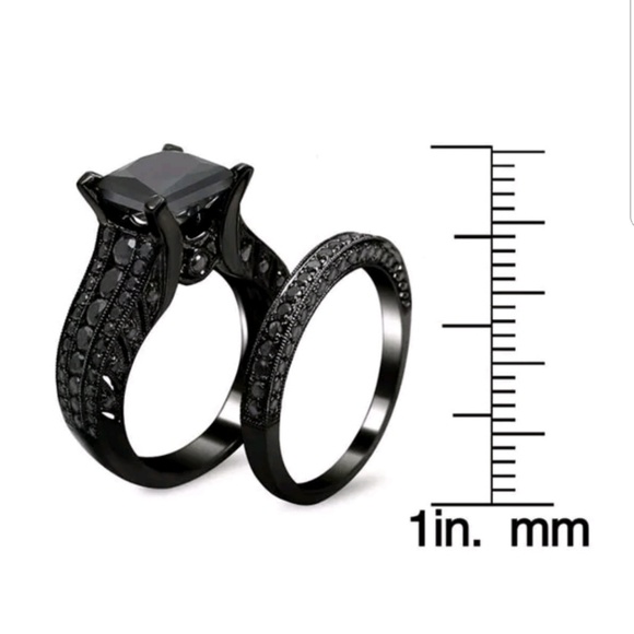 14k  gold filled black sapphire - Picture 4 of 4